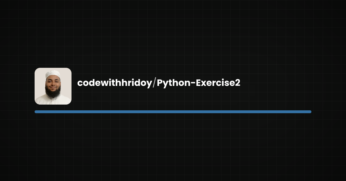 Preview of Python-Exercise2