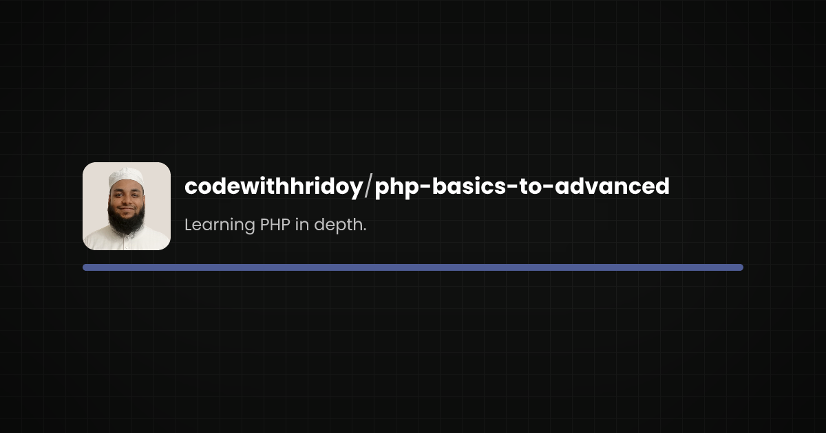 Preview of php-basics-to-advanced